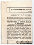 Die deutschen Moore und ihre Verwertung.