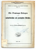 Die Drainage-Anlagen in den nordwestdeutschen und groningischen Marschen.