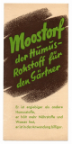 Moostorf der Humus-Rohstoff für den Gärtner.