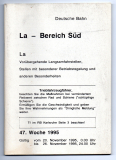 Deutsche Bahn. La - Bereich Süd.