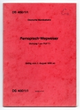 Fernsprech-Wegweiser. (Anhang I zur FeV 1).