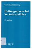 Haftungsquoten bei Verkehrsunfällen.