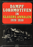 Dampflokmotiven in Glasers Annalen 1920-1930.