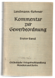 Kommentar zur Gewerbeordnung.