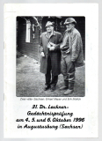 31. Dr. Lackner-Gedächtnisprüfung am 4., 5. und 6. Oktober 1996 in Augustusburg. (Sachsen).