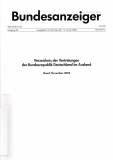 Verzeichnis der Vertretungen der Bundesrepublik Deutschland im Ausland