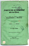 Die nützlichsten Freunde der Land- und Forstwirthschaft unter den Thieren, als die von der Natur bestellten Verhüter und Bekämpfer von Ungezieferschäden und Mäusefraß.