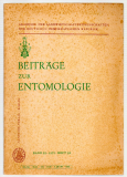 Beiträge zur Entomologie.